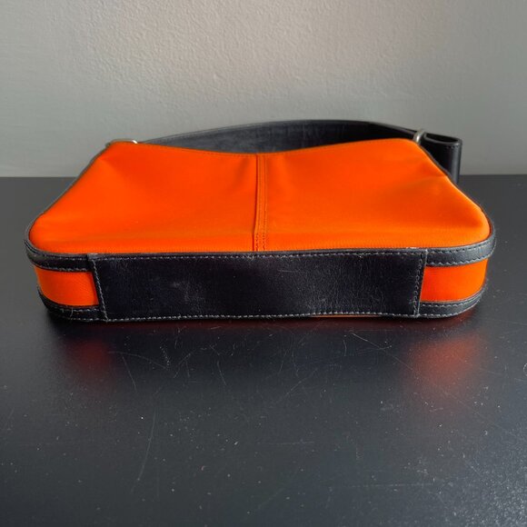 Givenchy Nylon and Calf Leather Handbag - Orange - Preowned - Picture 3 of 15